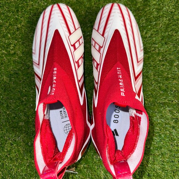 Adidas Freak Ultra 23 Inline Primeknit Football Cleats Red White Men\'s 14 GW4170